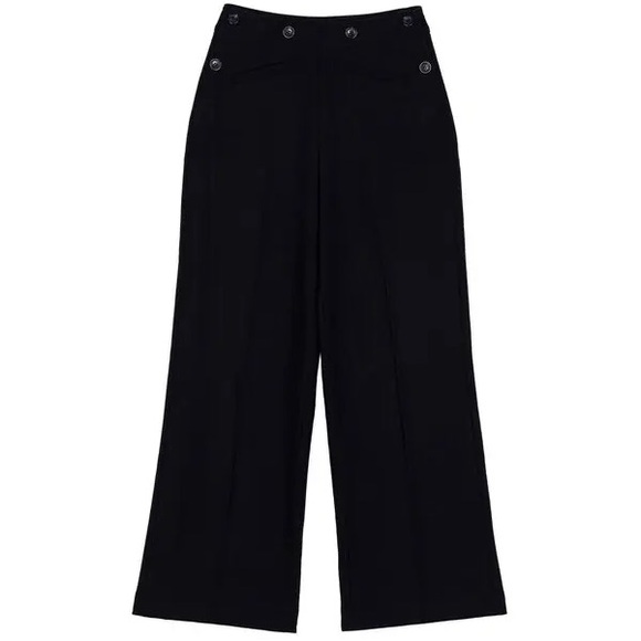 NWT Doen Black Wool Glenne Wool Blend Pant Size 0